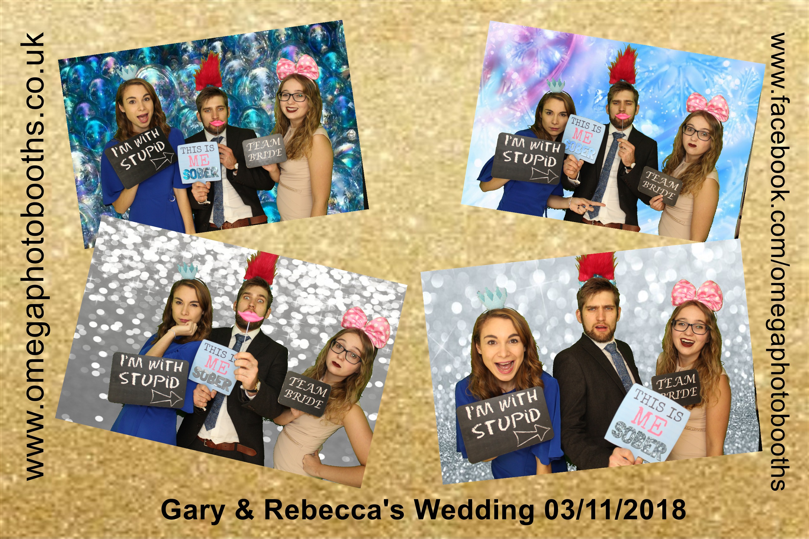 Gary and Rebecca’s Wedding | View more photos from the event at gallery.omegaphotobooths.co.uk/u/Omega-Photobooths/Gary-and-Rebecca’s-Wedding